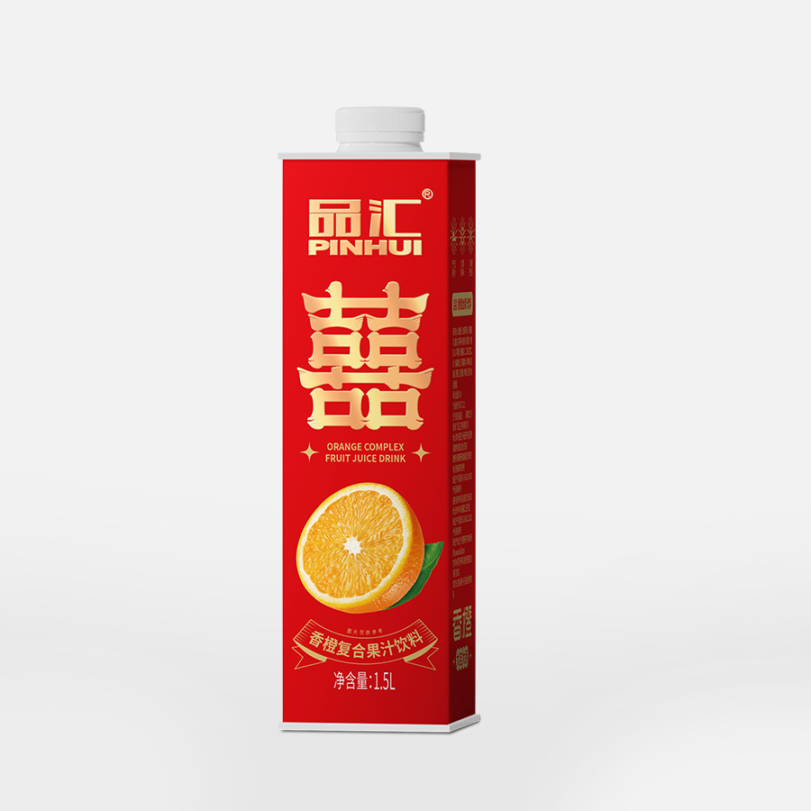 1.5L盒裝喜字香橙
