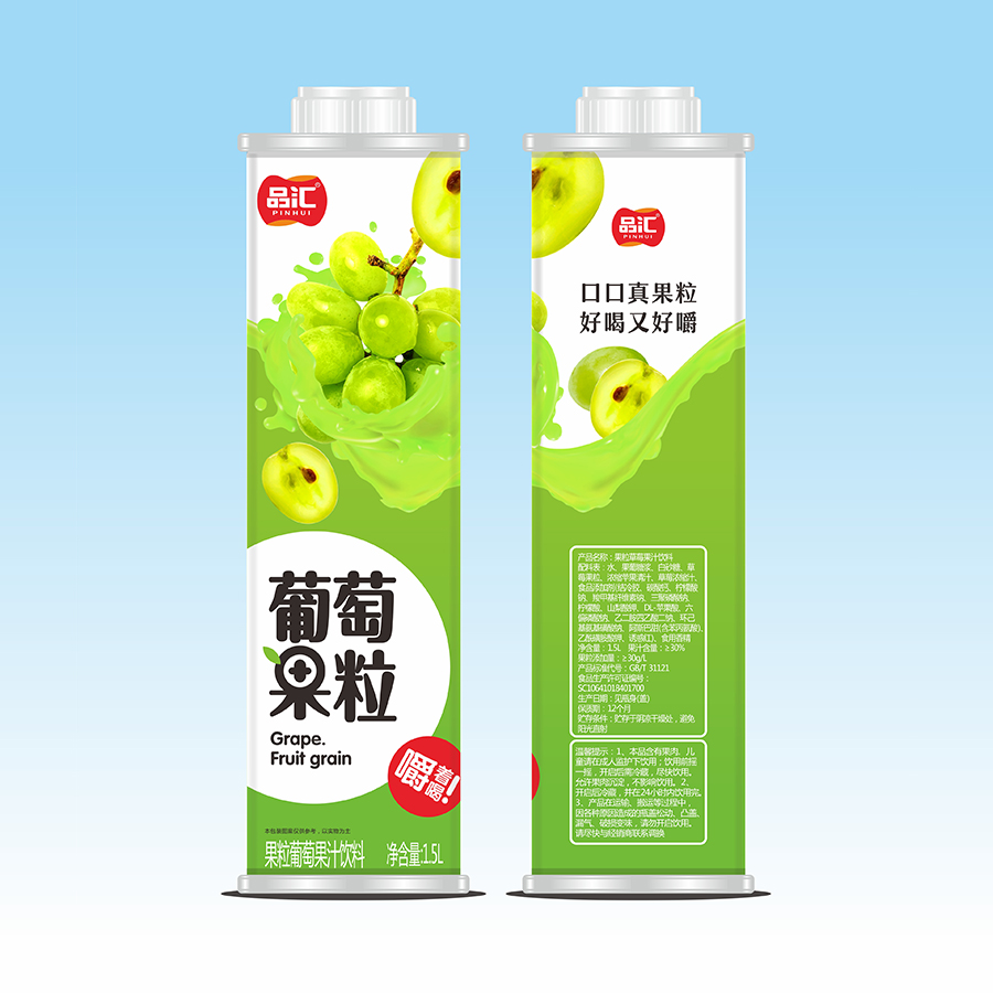 1.5L盒裝葡萄果粒